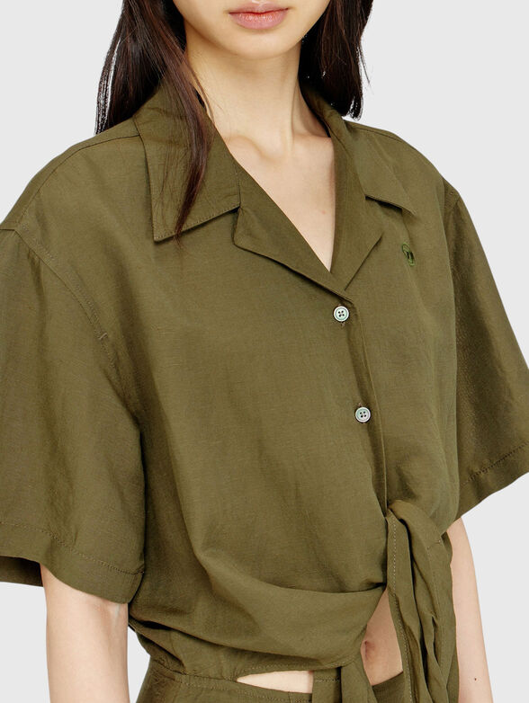 D-STALL dress with accent ties - 3