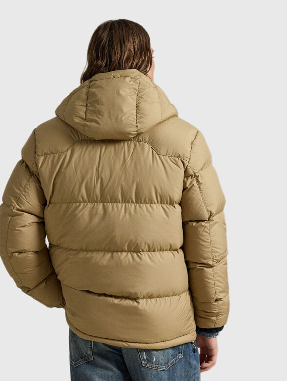 Padded jacket in beige  - 3