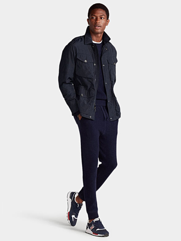 Jacket in blue color - 6