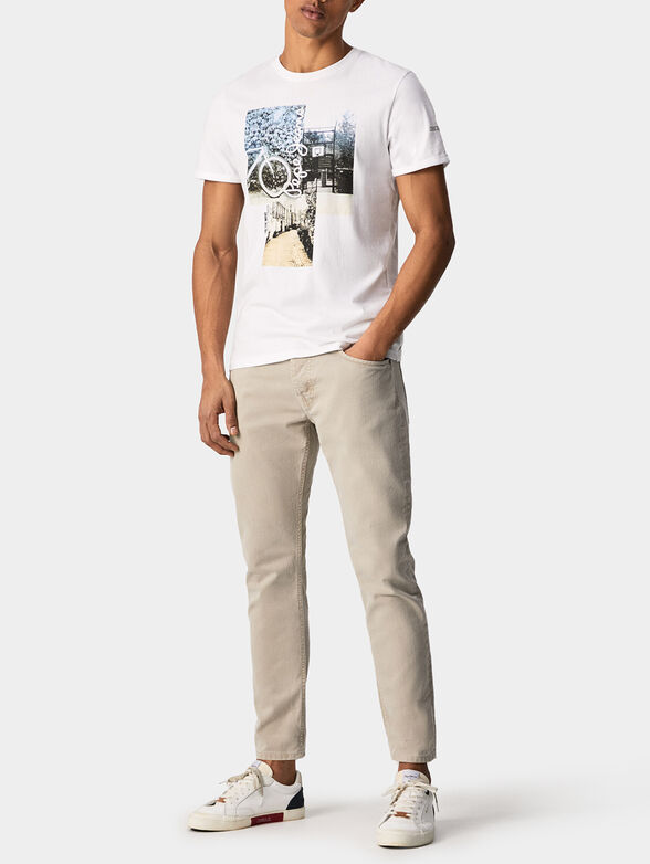 ALBEE white T-shirt with print - 2