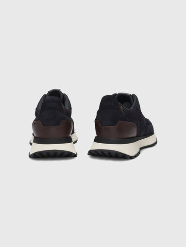 JONAH textile and suede sneakers - 4