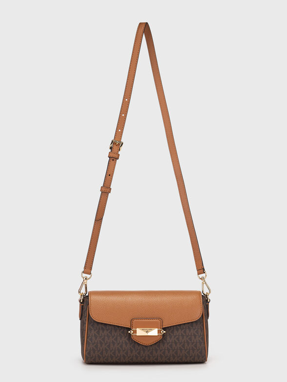 Bag with metal logo and monogram print - 2