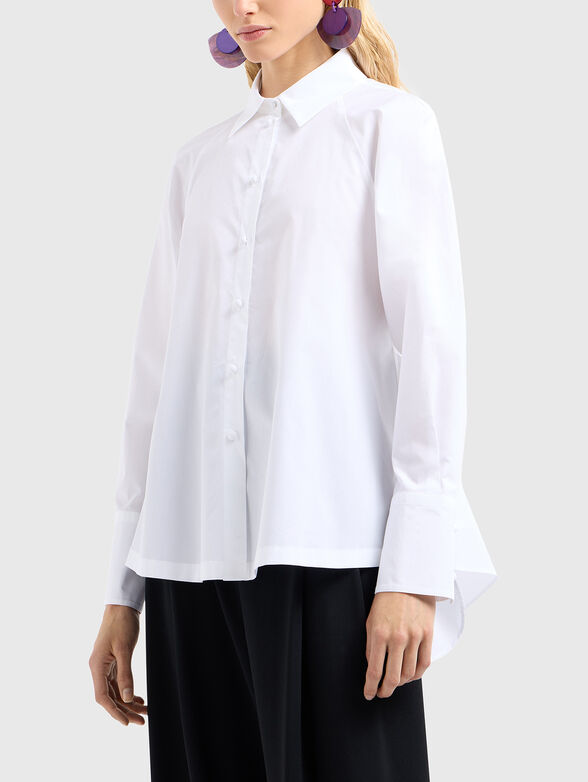 Shirt with accent back - 1