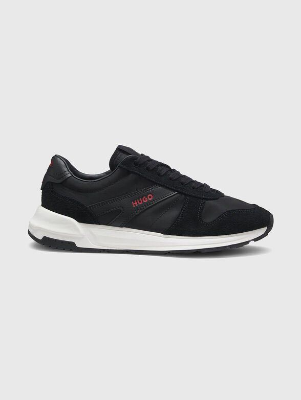 Black sport shoes - 1