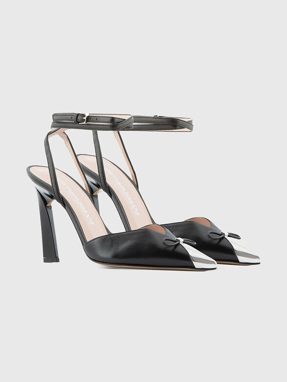 Nappa leather heeled sandals - 2