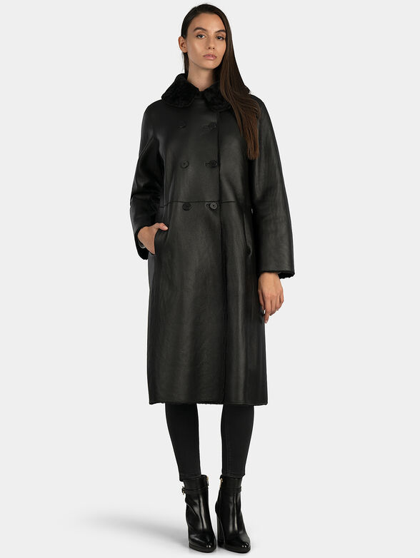 Reversible Astrakhan Merino shearling coat - 4