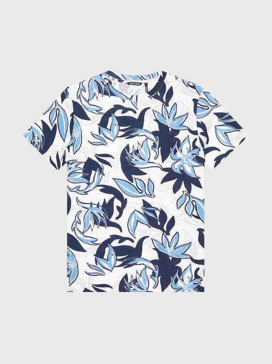 Cotton T-shirt with print - 1