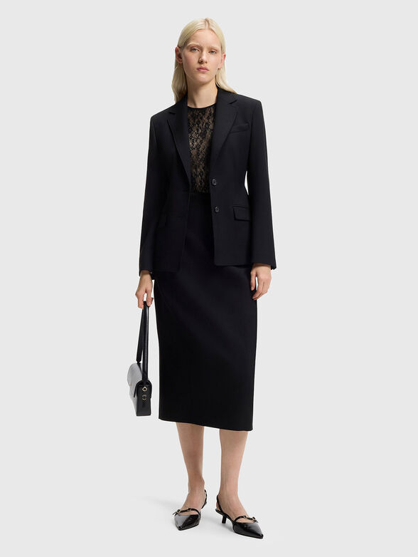 Slim fit bodysuit in stretch lace - 2