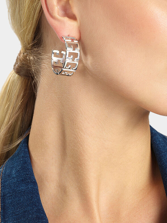 Earrings with logo details - 2