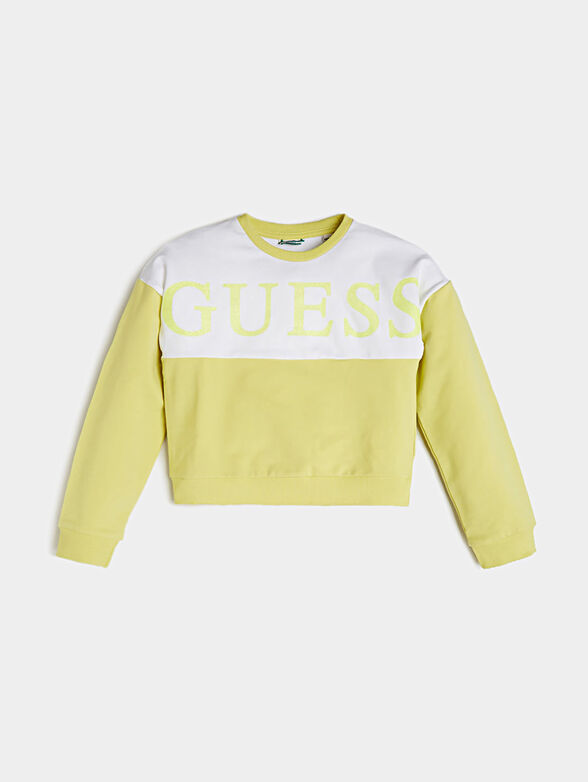 Sweatshirt with glitter logo - 1