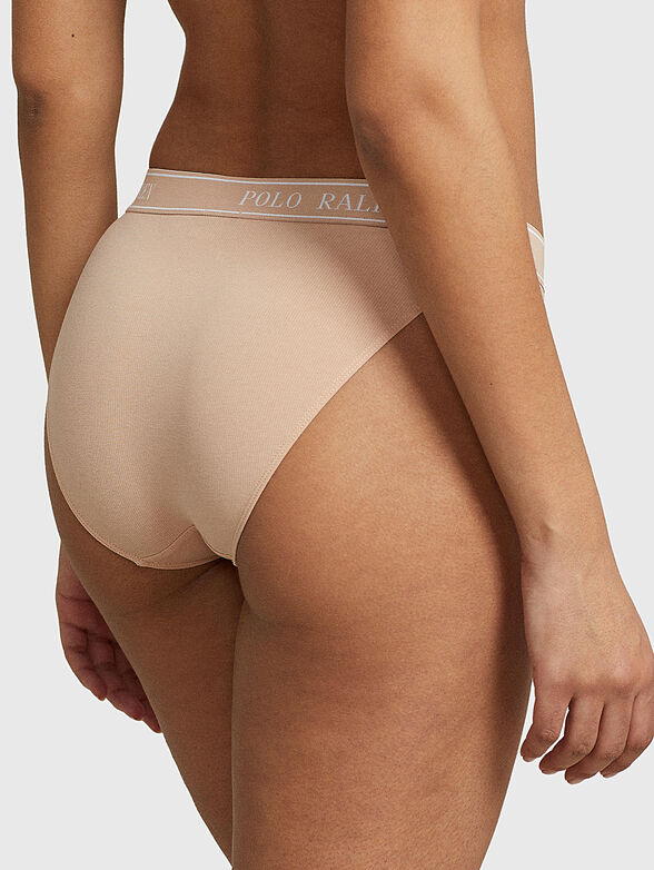 Black bikini with logo inscription - 2