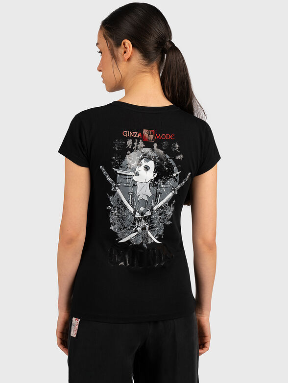 TSL038 T-shirt with print on the back - 2
