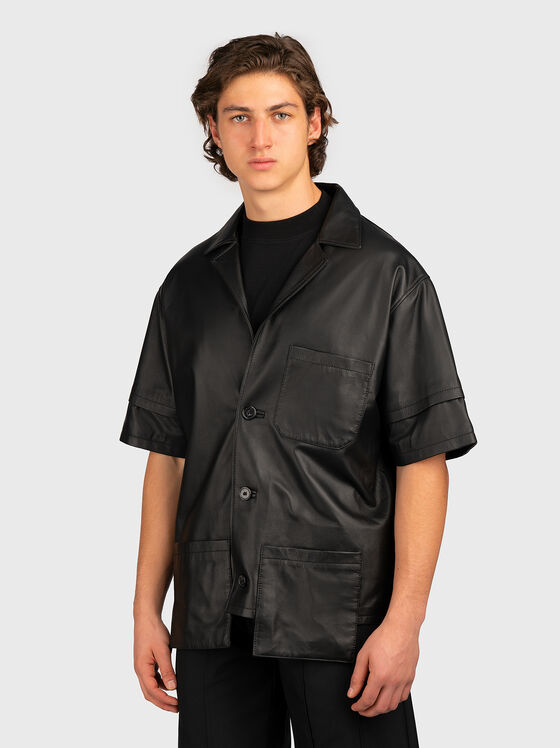 Overshirt with accent pockets - 1