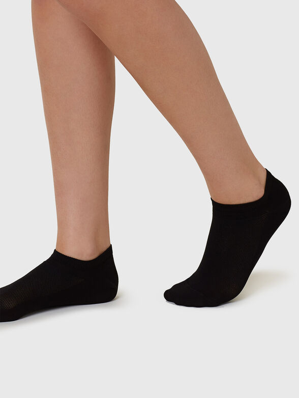 EASY LIVING set of three pairs of black socks - 2