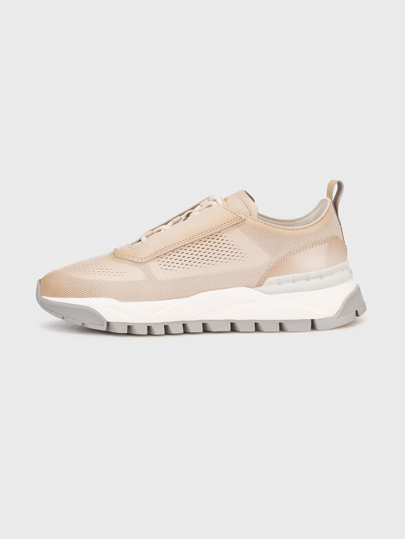 Beige sports shoes - 3