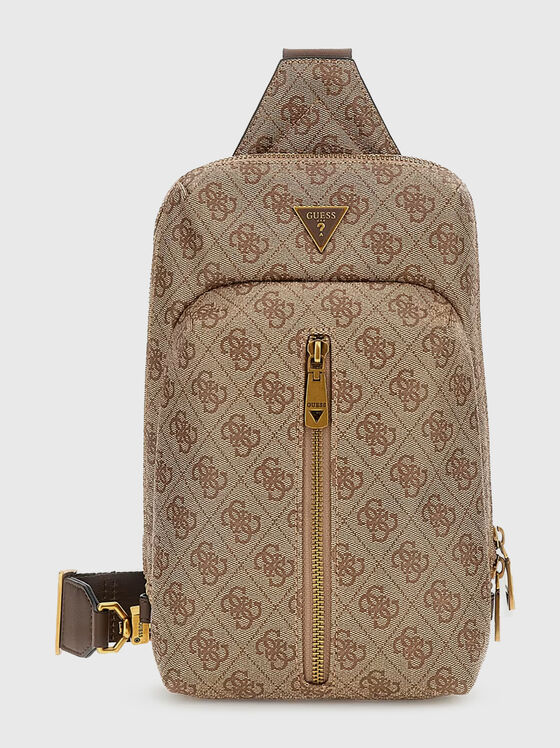 VEZZOLA crossbody bag with monogram print - 1