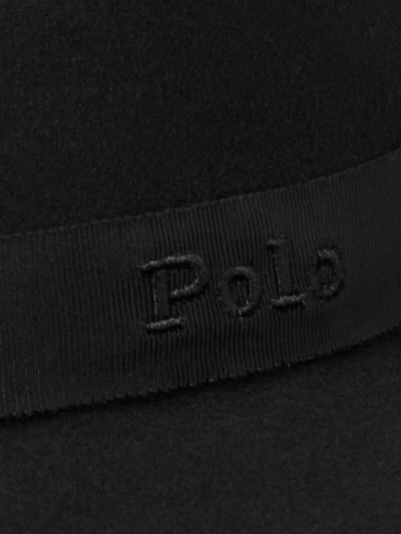 Wool Fedora hat with logo embroidery - 3