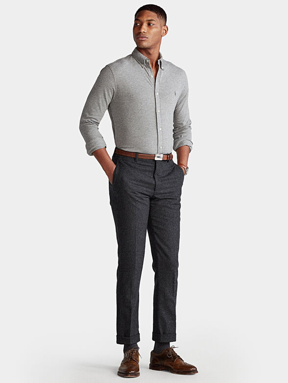 Cotton grey shirt - 4