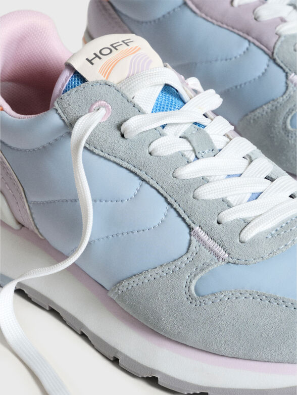 MYRA textile and suede sneakers - 4