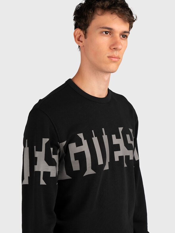 Sweatshirt with accent logo print - 4