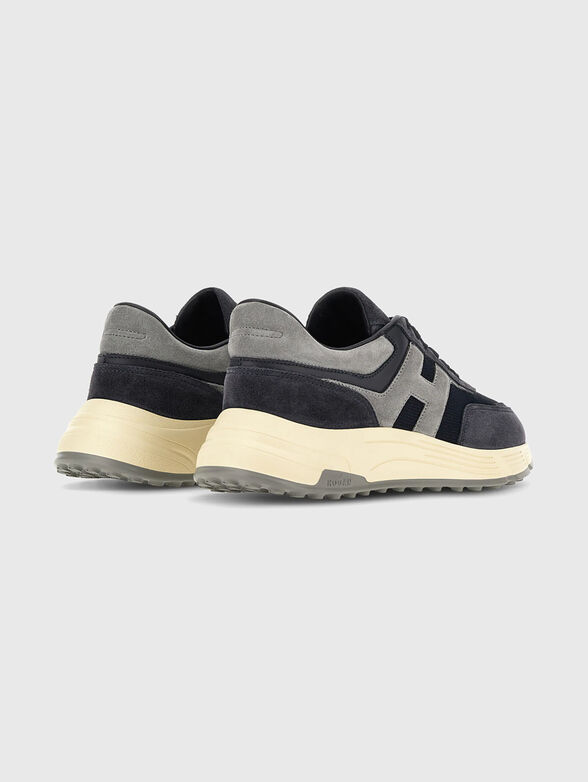 Sneakers with mesh details and suede - 3