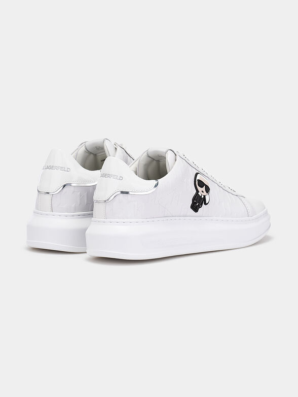 KAPRI Sneakers cu logo imprimat &icirc;n relief - 3