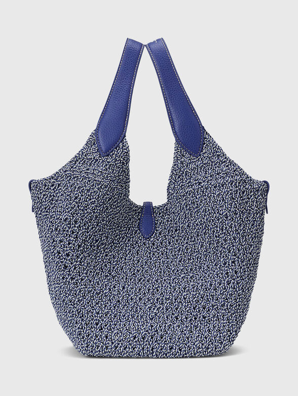 Woven texture tote bag - 3