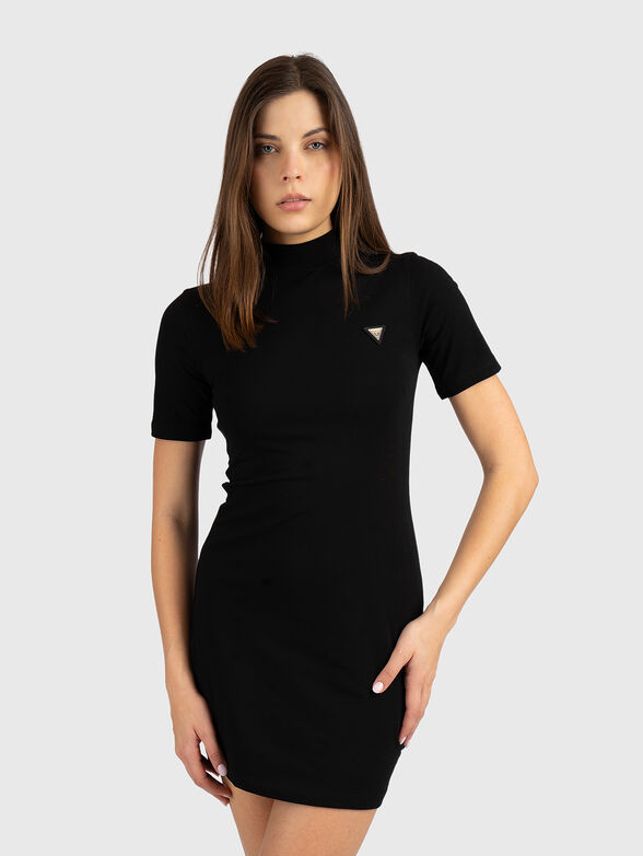 SONIA JERSEY mini dress with short sleeves - 1