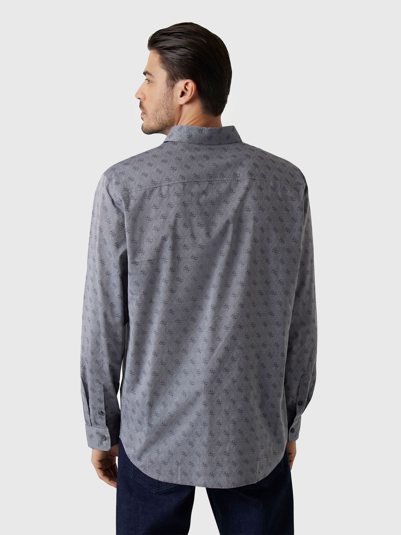 Jacquard shirt with 4G logo brand GUESS — Globalbrandsstore