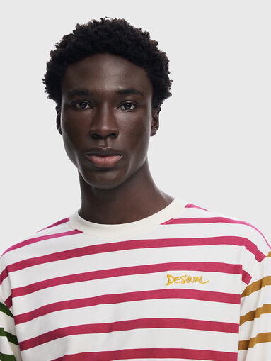 CAROLINAN blouse with multicoloured stripes - 5