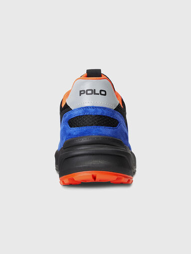 Multicoloured suede sports shoes - 3
