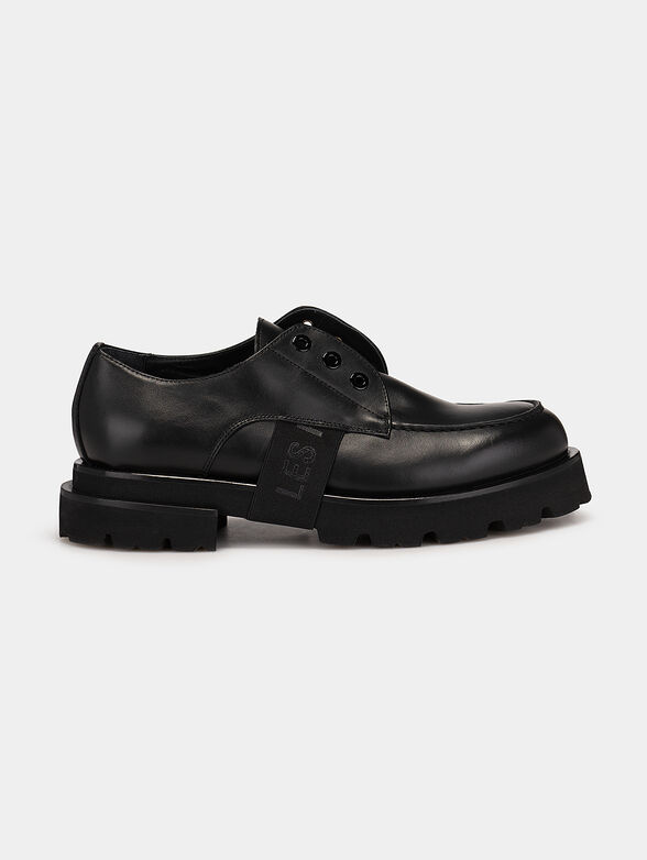 Black slip-on shoes - 1