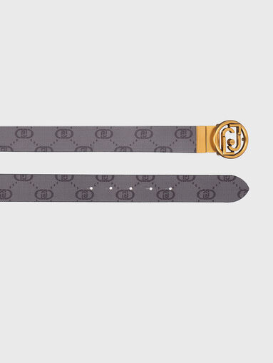 Reversible belt with monogram print - 5