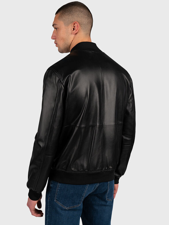 Black leather jacket - 3