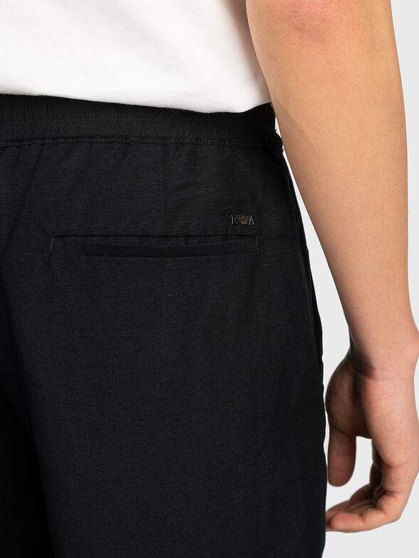 Bermuda pants with elastic waist  - 2