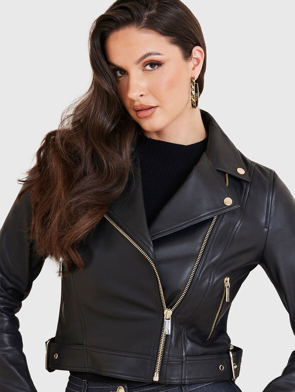 LUANA leather biker jacket - 4