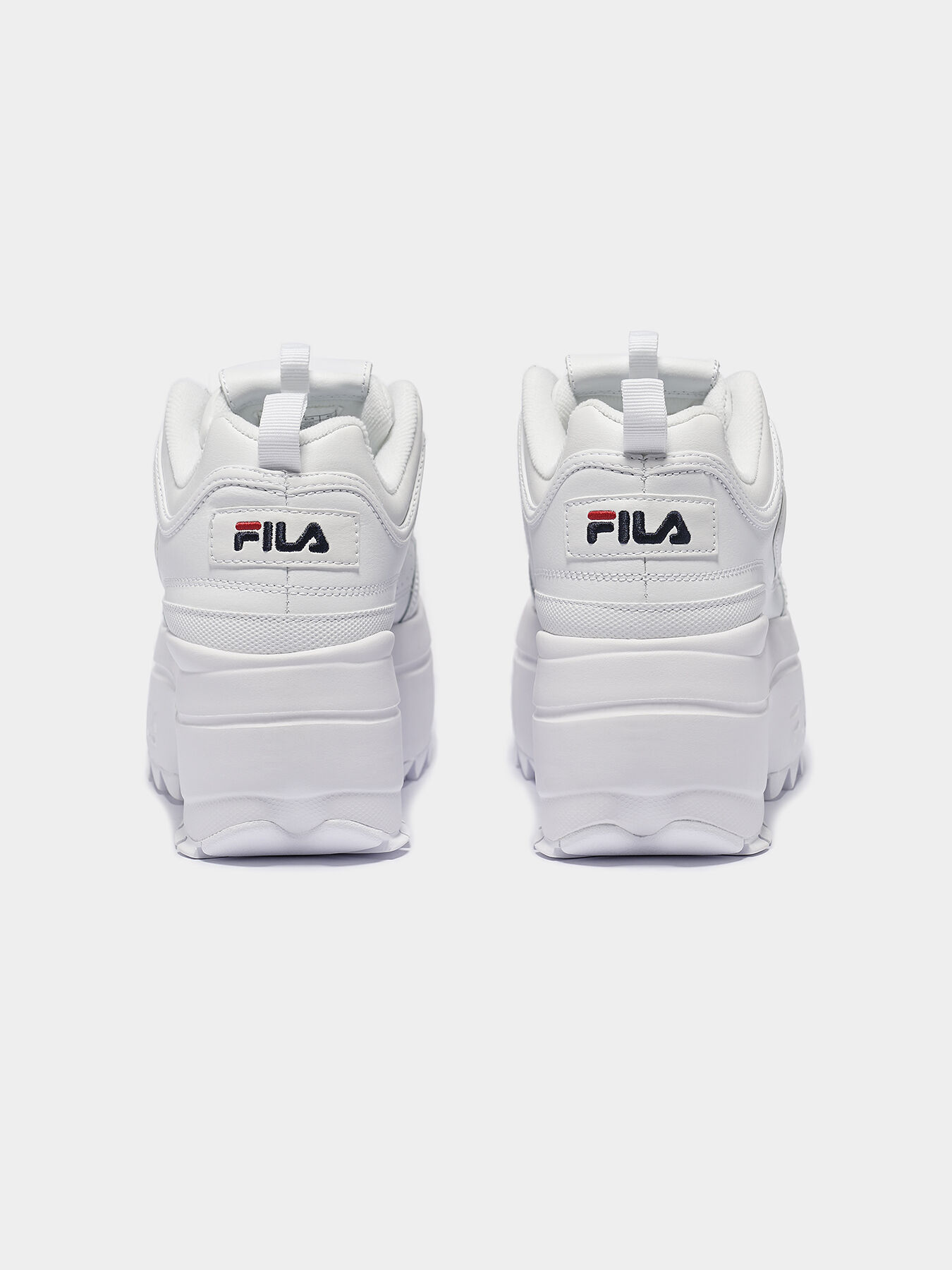Fila disruptor wedge white clearance