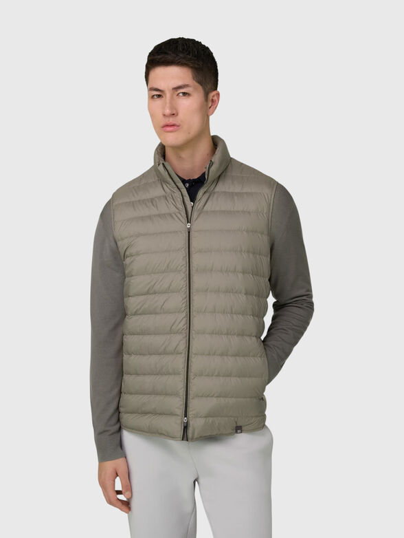 Quilted down vest - 1
