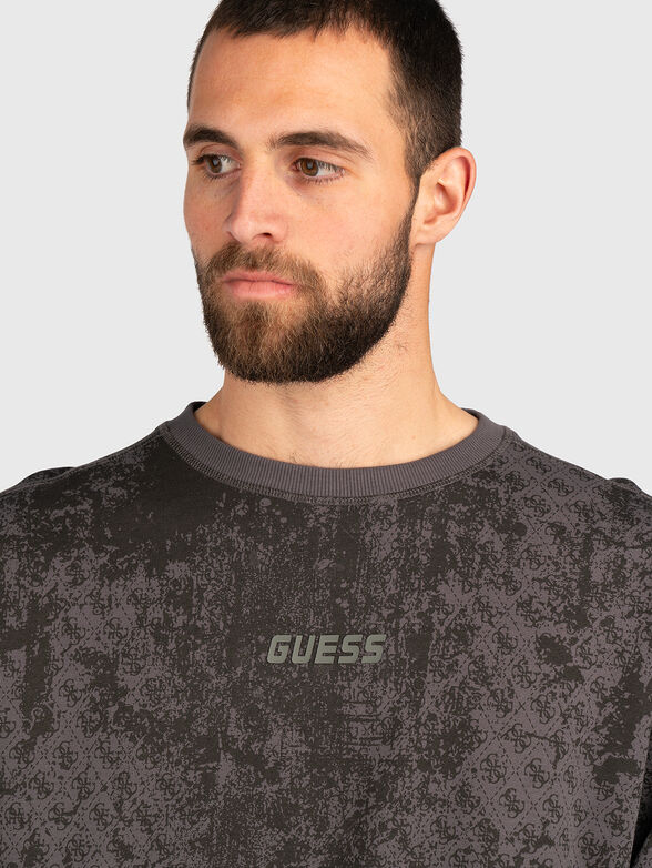 Cotton sweatshirt with 4G logo print - 4