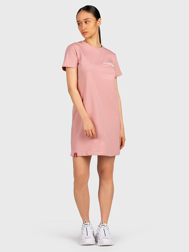 DL016 pink sports dress  - 5
