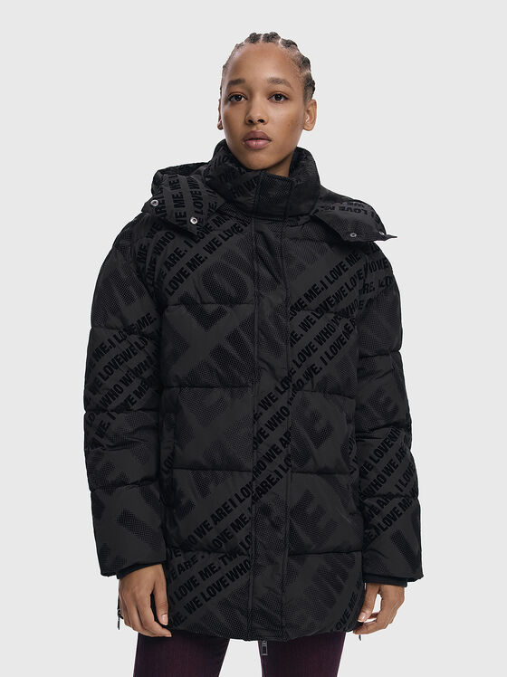 Подплатено яке със сваляща се качулка - 1