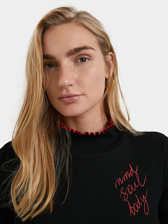 ARTEMISA Blouse with logo inscription - 4