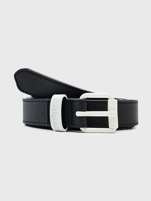 Black belt with contrast buckle - 1