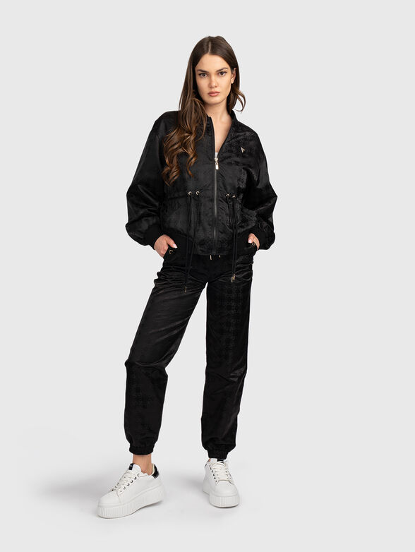 Jacket with monogram logo print - 2