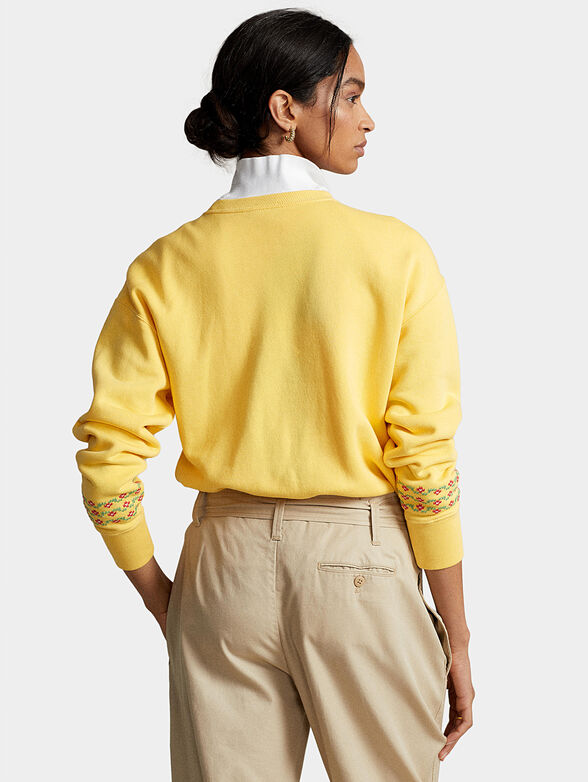 Sweatshirt with Polo Bear print and art embroidery - 3