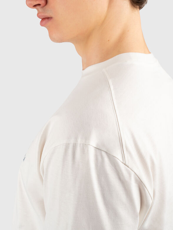 White cotton T-shirt - 4