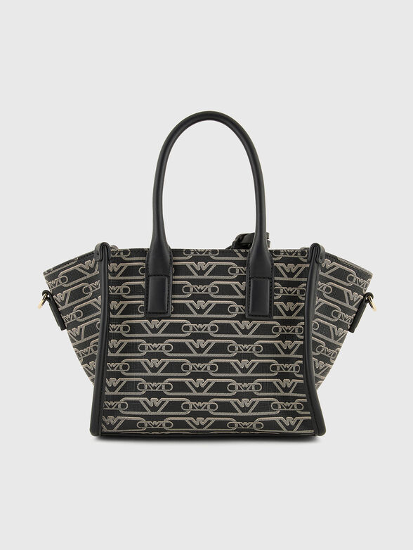 Crossbody bag with monogram print - 3