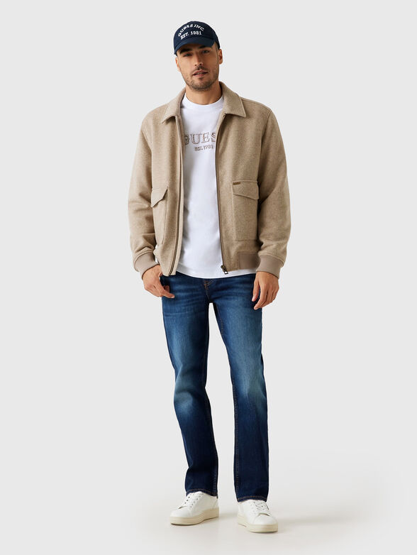 Wool blend bomber jacket - 2