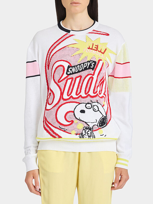Sweater with Snoopy print - 1