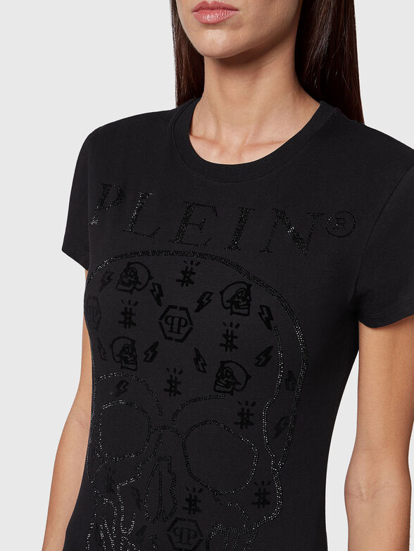 SKULL T-shirt with rhinestones - 4